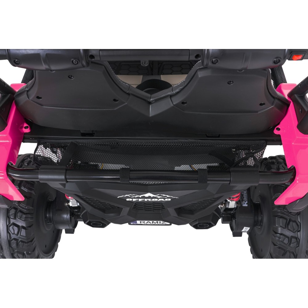 JOKO Elektrické autíčko PASSION 4x4 Off-Road, 4x200W, Dvojmiestne Kožené sedadlo, Penové kolesá, Nosnosť 60kg, ružové