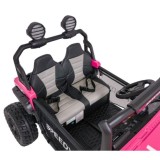 JOKO Elektrické autíčko PASSION 4x4 Off-Road, 4x200W, Dvojmiestne Kožené sedadlo, Penové kolesá, Nosnosť 60kg, ružové