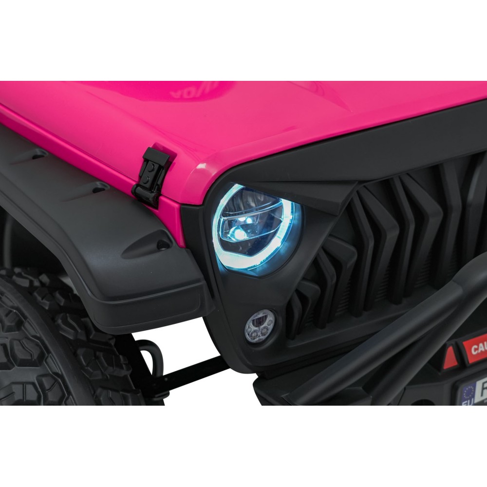 JOKO Elektrické autíčko PASSION 4x4 Off-Road, 4x200W, Dvojmiestne Kožené sedadlo, Penové kolesá, Nosnosť 60kg, ružové