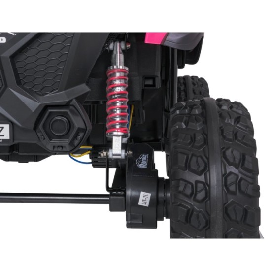 JOKO Elektrické autíčko PASSION 4x4 Off-Road, 4x200W, Dvojmiestne Kožené sedadlo, Penové kolesá, Nosnosť 60kg, ružové