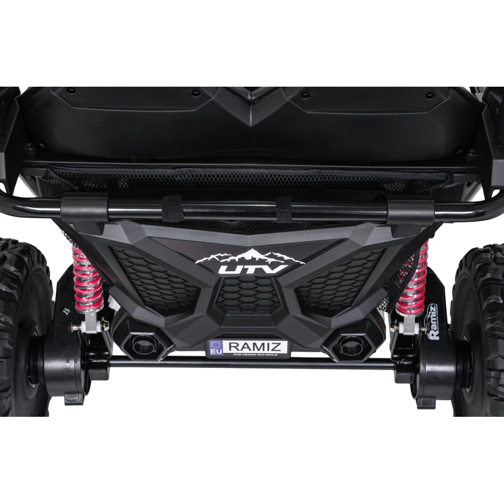 JOKO Elektrické autíčko Buggy SPEEDY 4x4, 4x200W, Dvojmiestne Kožené sedadlo, Penové kolesá, Osvetlená kapota, nosnosť 60kg, bie