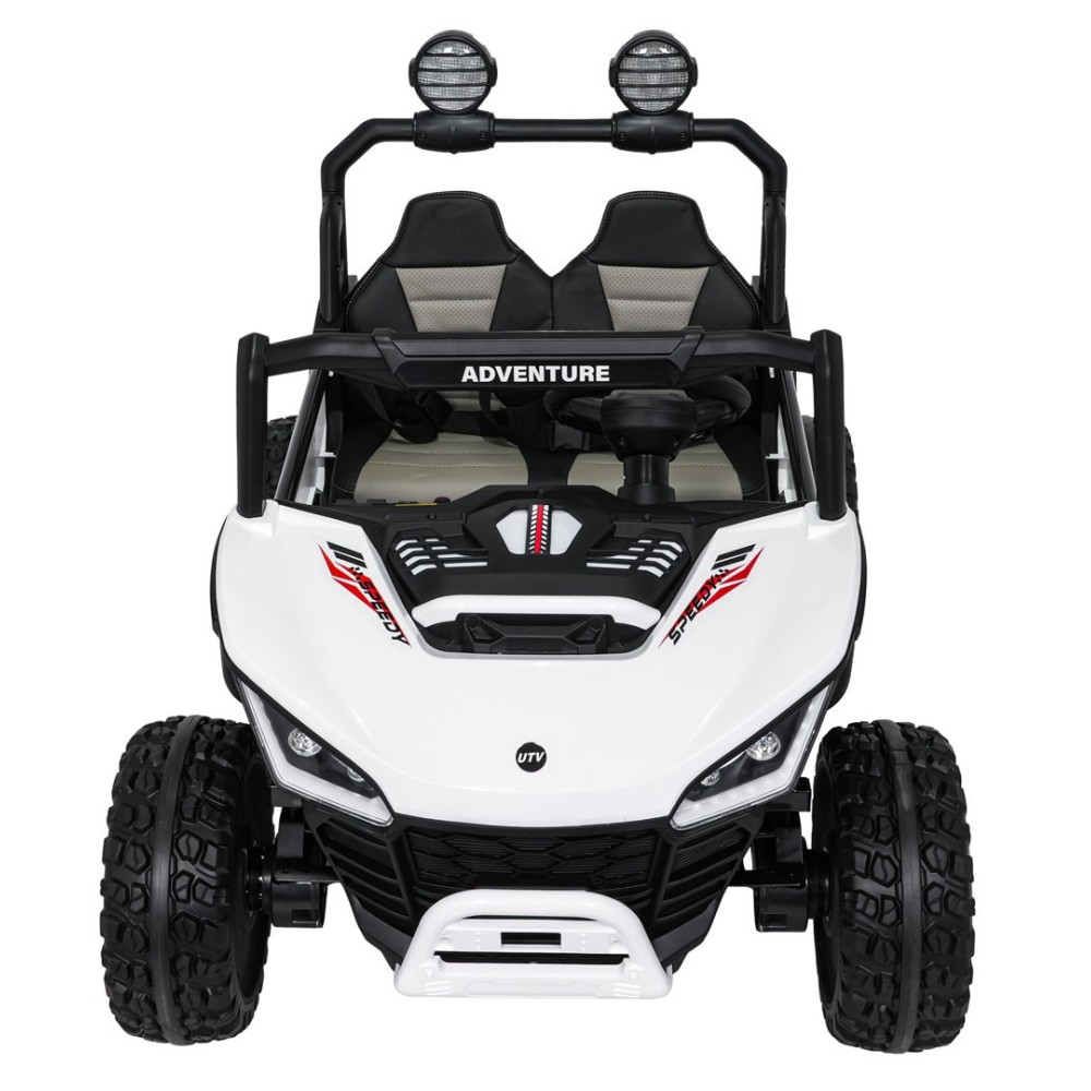 JOKO Elektrické autíčko Buggy SPEEDY 4x4, 4x200W, Dvojmiestne Kožené sedadlo, Penové kolesá, Osvetlená kapota, nosnosť 60kg, bie