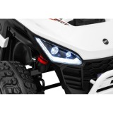 JOKO Elektrické autíčko Buggy SPEEDY 4x4, 4x200W, Dvojmiestne Kožené sedadlo, Penové kolesá, Osvetlená kapota, nosnosť 60kg, bie