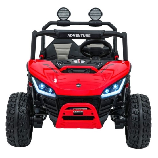 JOKO Elektrické autíčko Buggy SPEEDY 4x4, 4x200W, Dvojmiestne Kožené sedadlo, Penové kolesá, Osvetlená kapota, nosnosť 60kg, čer