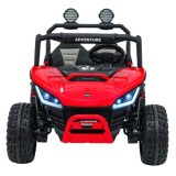 JOKO Elektrické autíčko Buggy SPEEDY 4x4, 4x200W, Dvojmiestne Kožené sedadlo, Penové kolesá, Osvetlená kapota, nosnosť 60kg, čer