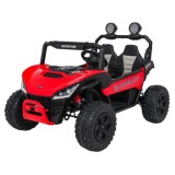 JOKO Elektrické autíčko Buggy SPEEDY 4x4, 4x200W, Dvojmiestne Kožené sedadlo, Penové kolesá, Osvetlená kapota, nosnosť 60kg, čer