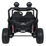 JOKO Elektrické autíčko Buggy SPEEDY 4x4, 4x200W, Dvojmiestne Kožené sedadlo, Penové kolesá, Osvetlená kapota, nosnosť 60kg, čer