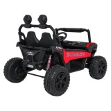 JOKO Elektrické autíčko Buggy SPEEDY 4x4, 4x200W, Dvojmiestne Kožené sedadlo, Penové kolesá, Osvetlená kapota, nosnosť 60kg, čer