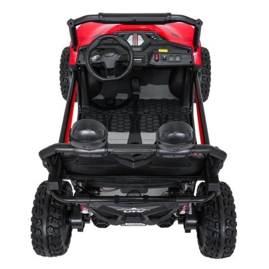 JOKO Elektrické autíčko Buggy SPEEDY 4x4, 4x200W, Dvojmiestne Kožené sedadlo, Penové kolesá, Osvetlená kapota, nosnosť 60kg, čer