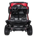 JOKO Elektrické autíčko Buggy SPEEDY 4x4, 4x200W, Dvojmiestne Kožené sedadlo, Penové kolesá, Osvetlená kapota, nosnosť 60kg, čer