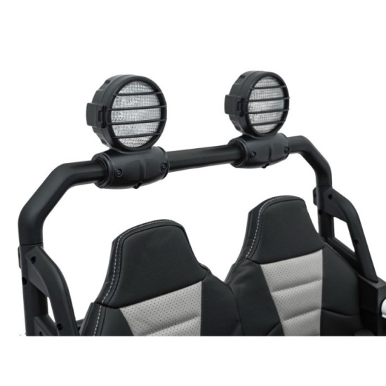 JOKO Elektrické autíčko Buggy SPEEDY 4x4, 4x200W, Dvojmiestne Kožené sedadlo, Penové kolesá, Osvetlená kapota, nosnosť 60kg, čie