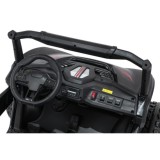 JOKO Elektrické autíčko Buggy SPEEDY 4x4, 4x200W, Dvojmiestne Kožené sedadlo, Penové kolesá, Osvetlená kapota, nosnosť 60kg, čie