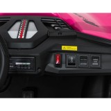 JOKO Elektrické autíčko Buggy SPEEDY 4x4, 4x200W, Dvojmiestne Kožené sedadlo, Penové kolesá, Osvetlená kapota, nosnosť 60kg, ruž