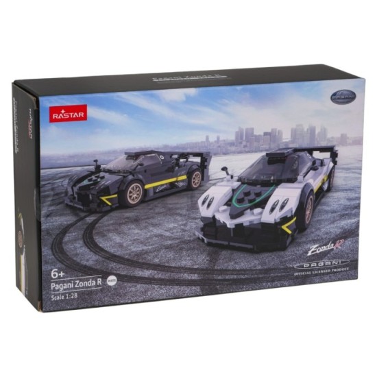 Rastar Stavebnica Auto Pagani Zonda R 387ks 1:28, biele