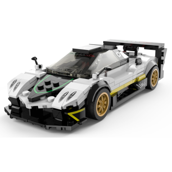 Rastar Stavebnica Auto Pagani Zonda R 387ks 1:28, biele