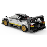 Rastar Stavebnica Auto Pagani Zonda R 387ks 1:28, biele