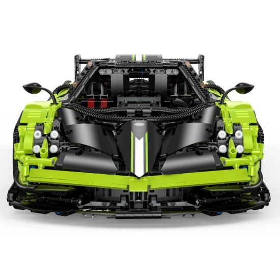 Rastar Veľká Technická stavebnica 2892ks Auto Pagani Huayra 1:8, zelená