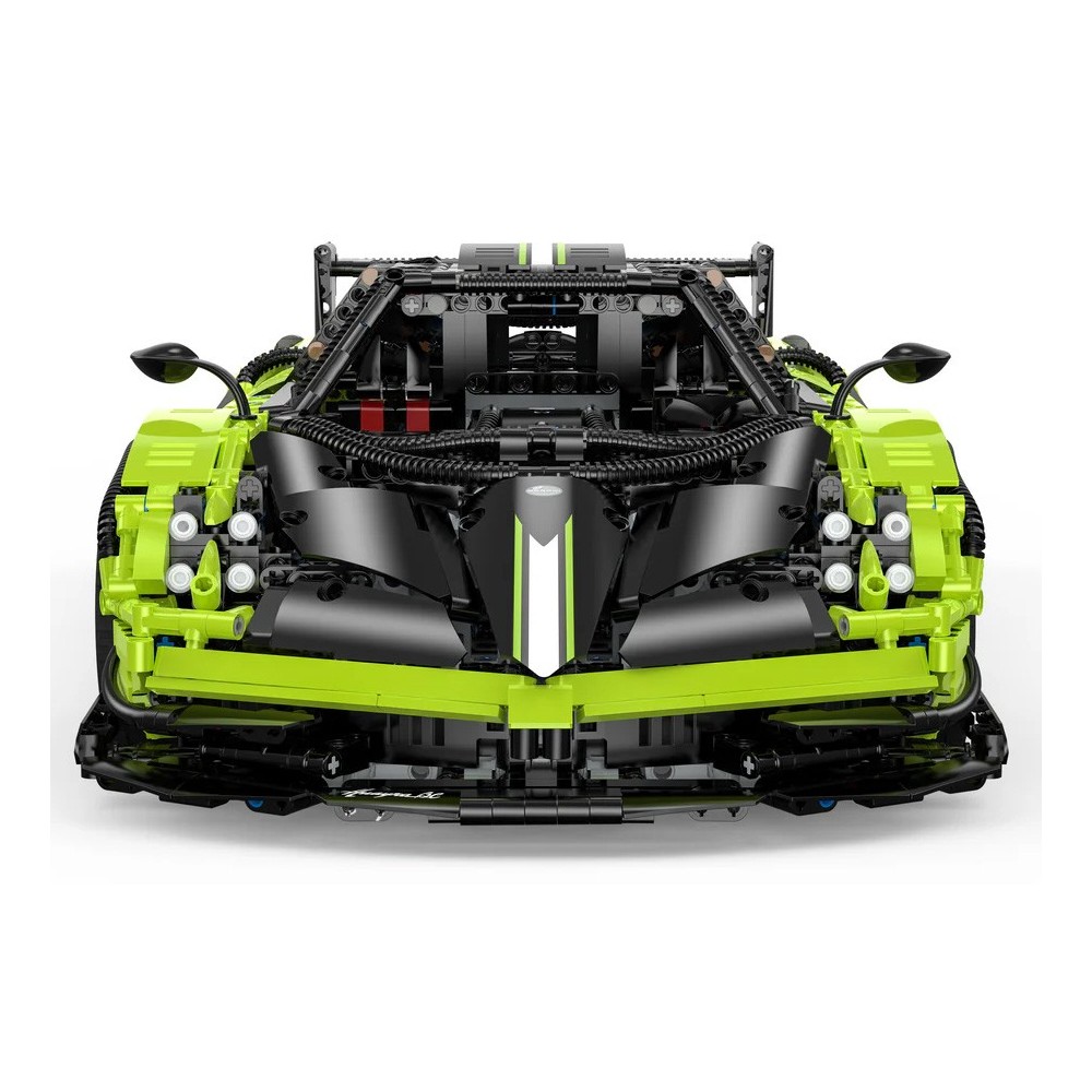 Rastar Veľká Technická stavebnica 2892ks Auto Pagani Huayra 1:8, zelená