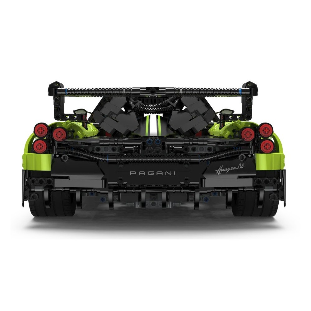 Rastar Veľká Technická stavebnica 2892ks Auto Pagani Huayra 1:8, zelená