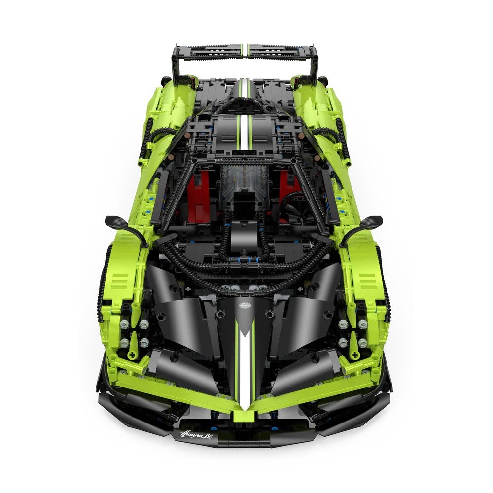 Rastar Veľká Technická stavebnica 2892ks Auto Pagani Huayra 1:8, zelená
