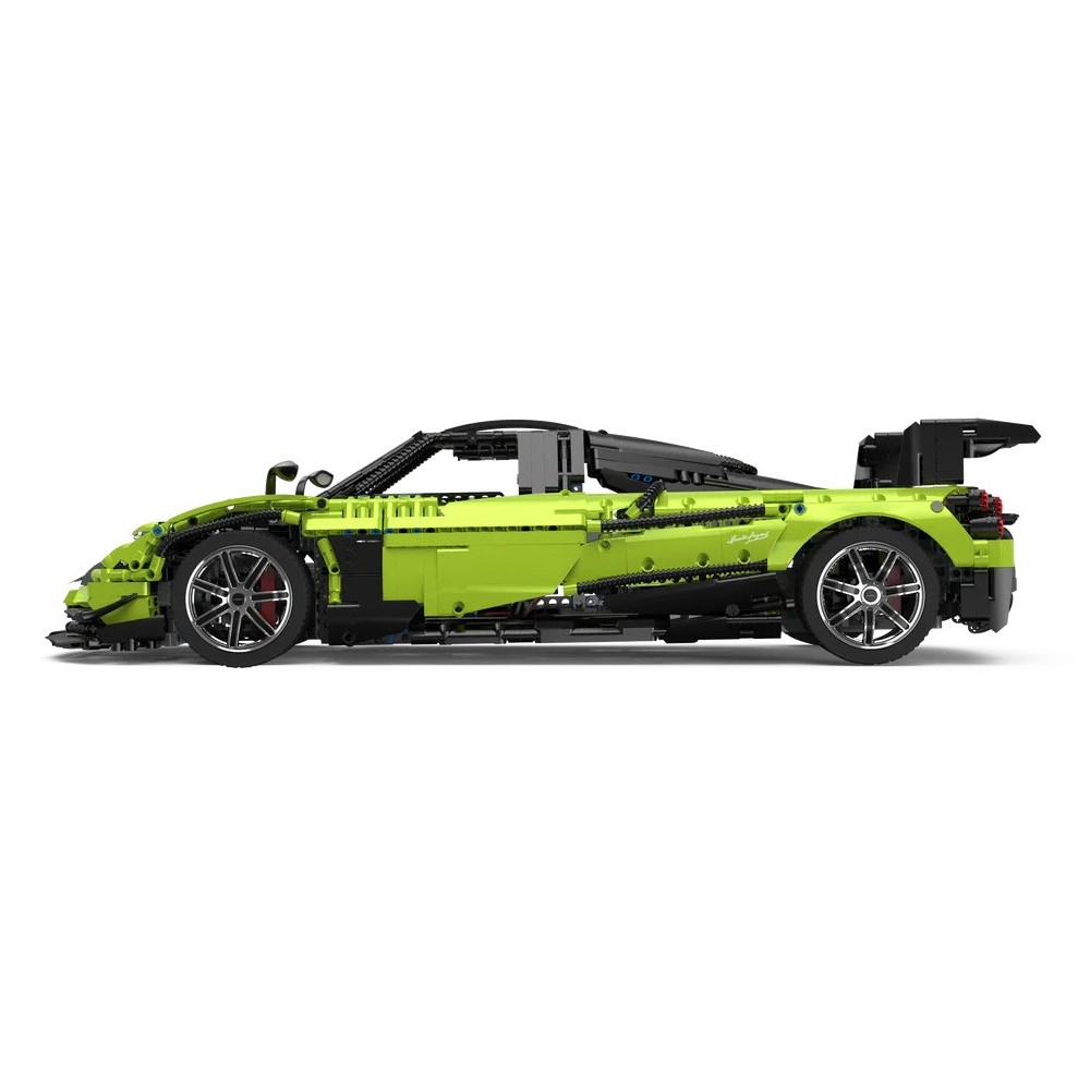 Rastar Veľká Technická stavebnica 2892ks Auto Pagani Huayra 1:8, zelená