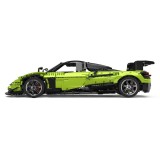 Rastar Veľká Technická stavebnica 2892ks Auto Pagani Huayra 1:8, zelená