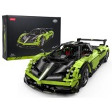 Rastar Veľká Technická stavebnica 2892ks Auto Pagani Huayra 1:8, zelená