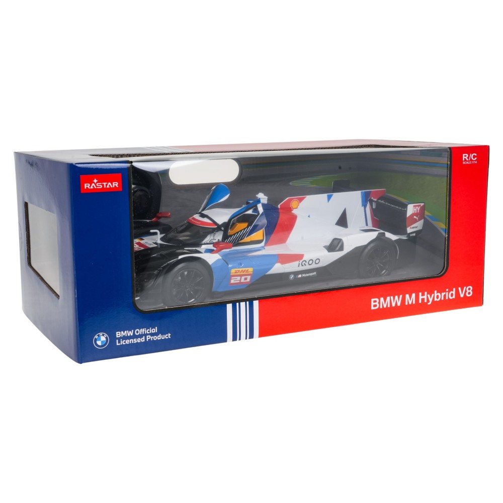 Rastar RC Auto BMW M Hybrid V8 1:24 na diaľkové ovládanie, biele