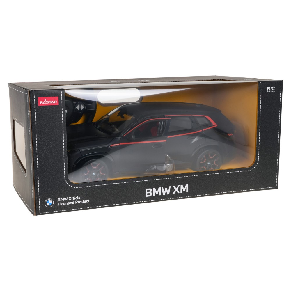 Rastar RC Auto BMW XM 1:14 na diaľkové ovládanie, čierne