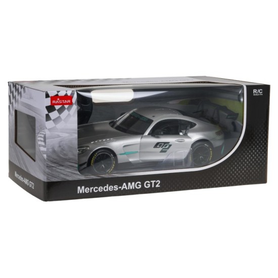 Rastar RC Auto Mercedes-AMG GT2 1:14 na diaľkové ovládanie, sivé