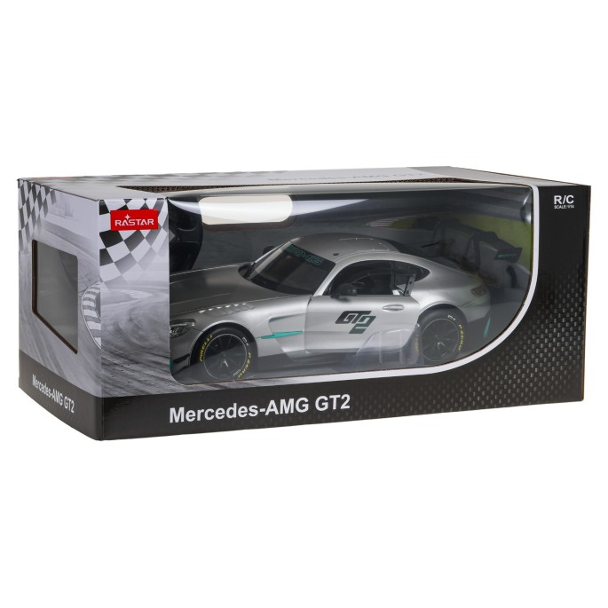 Rastar RC Auto Mercedes-AMG GT2 1:14 na diaľkové ovládanie, sivé