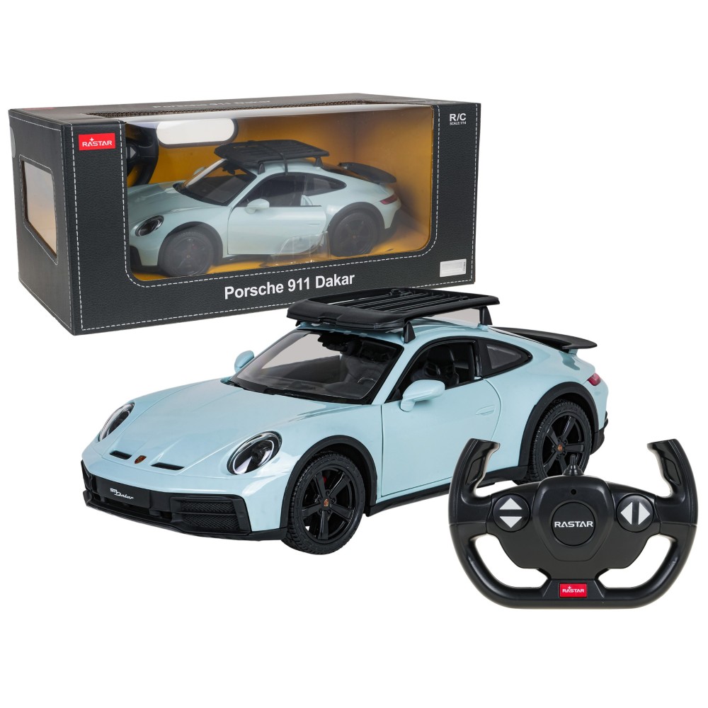 Rastar RC Auto Porsche 911 Dakar Mint na diaľkové ovládanie
