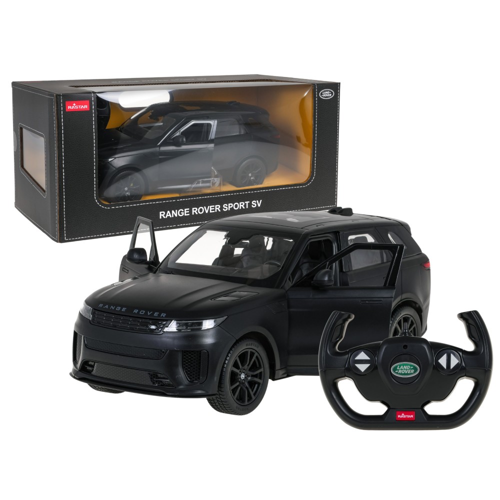 Rastar RC Auto Range Rover Sport SV Gold 1:14 s LED svetlom na diaľkové ovládanie, čierne