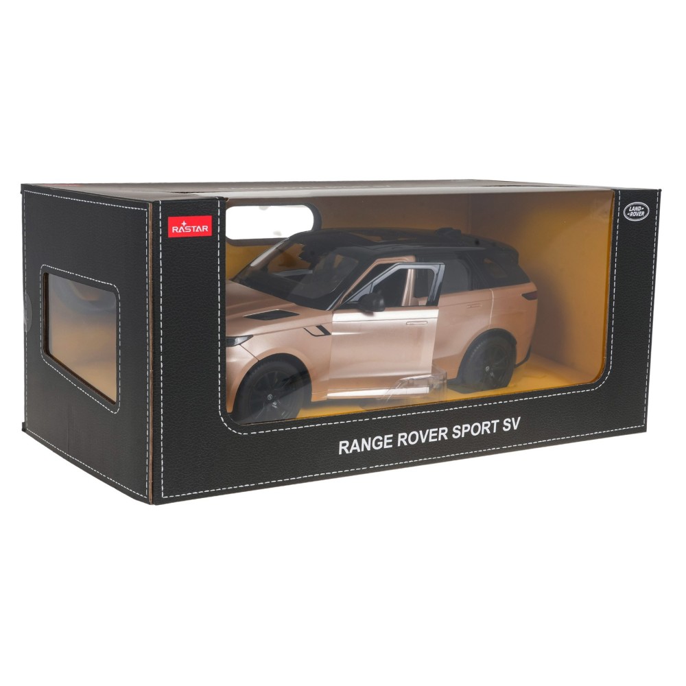 Rastar RC Auto Range Rover Sport SV Gold 1:14 s LED svetlom na diaľkové ovládanie, zlaté