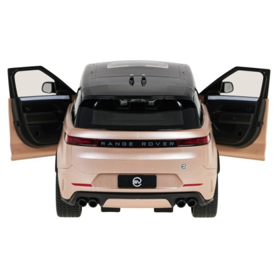 Rastar RC Auto Range Rover Sport SV Gold 1:14 s LED svetlom na diaľkové ovládanie, zlaté