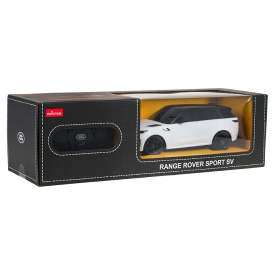 Rastar RC Auto Range Rover Sport SV RASTAR 1:24 na diaľkové ovládanie, biele