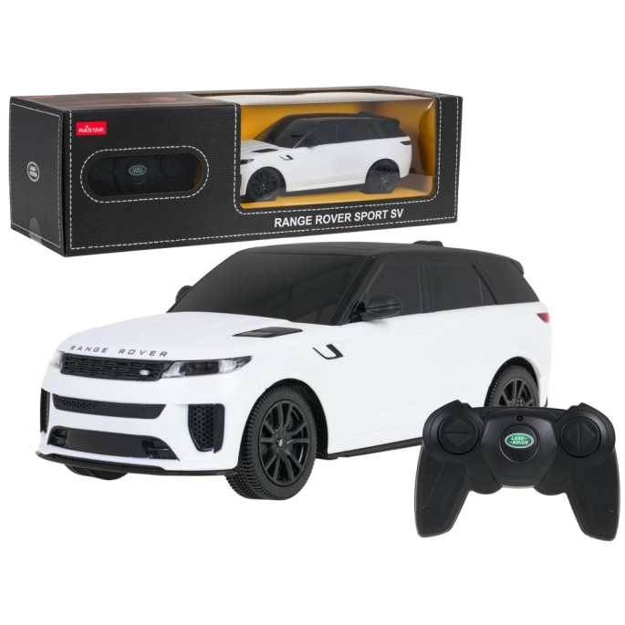Rastar RC Auto Range Rover Sport SV RASTAR 1:24 na diaľkové ovládanie, biele