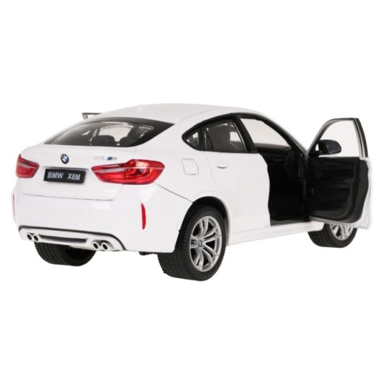 Rastar Kovové Auto BMW X6M 1:24, biele