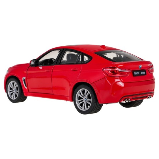 Rastar Kovové Auto BMW X6M 1:24, červené