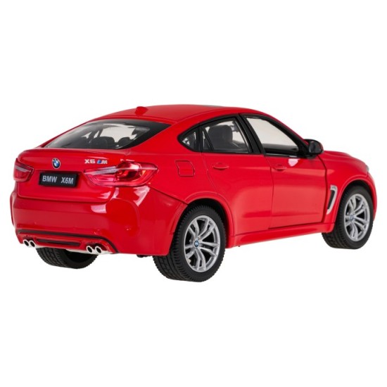 Rastar Kovové Auto BMW X6M 1:24, červené