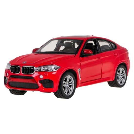 Rastar Kovové Auto BMW X6M 1:24, červené