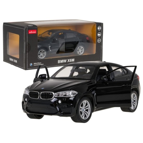 Rastar Kovové Auto BMW X6M 1:24, čierne