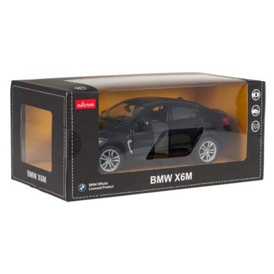 Rastar Kovové Auto BMW X6M 1:24, čierne