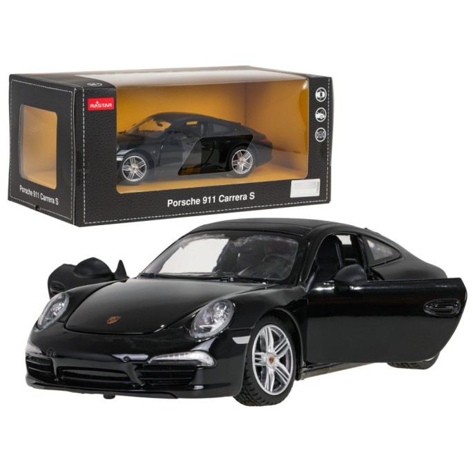 Rastar Kovové Auto Porsche 911 1:24, kovový model, čierne