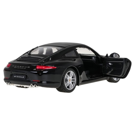 Rastar Kovové Auto Porsche 911 1:24, kovový model, čierne