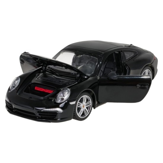Rastar Kovové Auto Porsche 911 1:24, kovový model, čierne