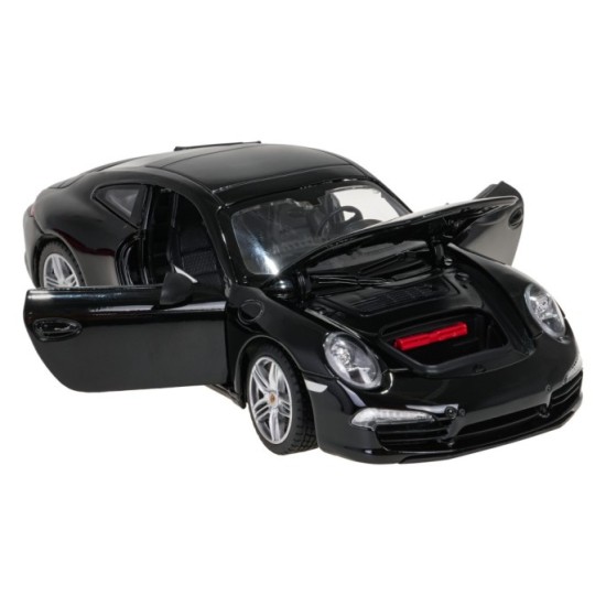 Rastar Kovové Auto Porsche 911 1:24, kovový model, čierne