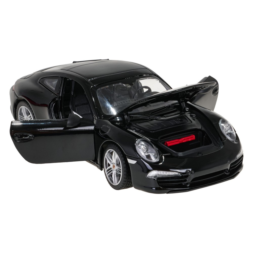 Rastar Kovové Auto Porsche 911 1:24, kovový model, čierne