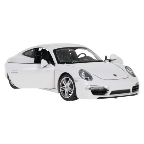 Rastar Kovové Auto Porsche 911 1:24, kovový model, biele