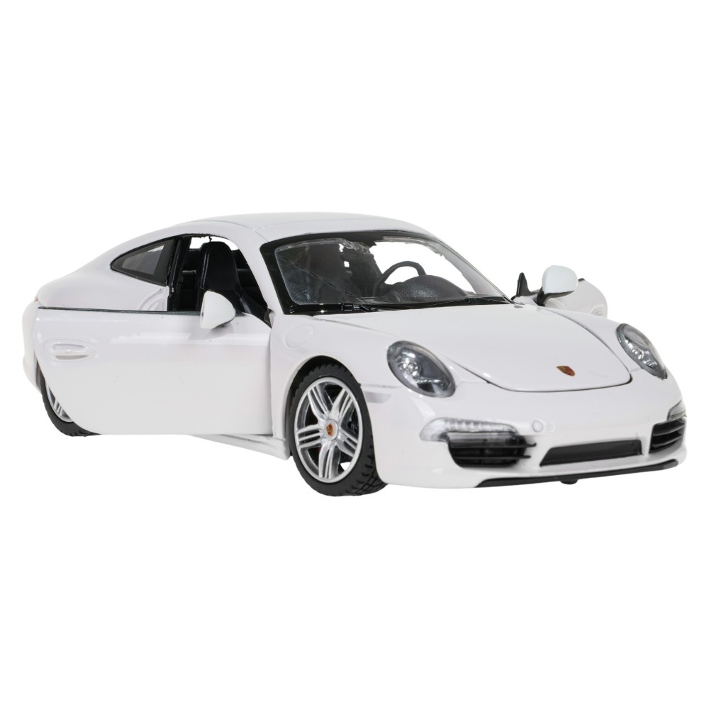 Rastar Kovové Auto Porsche 911 1:24, kovový model, biele